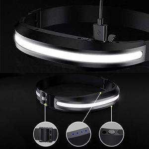 Lampu depan LED COB, lampu depan ringan, lampu Led isi ulang untuk Kemah, berkendara malam, memancing, berkemah - Product Image 5