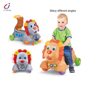 Marche-bébé 3 en 1, centre d'activités pour bébé, éducatif, unique, à roulettes, lion, activité ronde, marche-bébé de dessin animé - Product Image 3