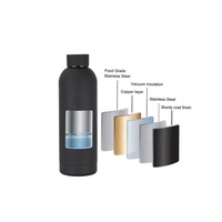 2024 Top Products Factory tasse en acier inoxydable à double paroi bouteille de boisson isolée gobelet bouteilles d'eau thermique avec logo personnalisé
