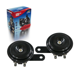 Wenle Factory Direct Sale Snail Car <strong>Horn</strong> Low Frequency <strong>Klaxon</strong> BLACK Iron 76mm L34030Hz 105-118dB Universal Car Speaker - Product Image 1