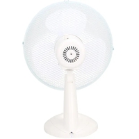 Ventilateur de bureau métallique 12 pouces à haute vitesse, avec contrôle du vent à 3 vitesses et design compact – Meilleure vente