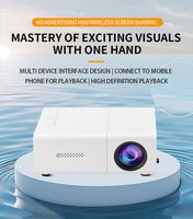 Projecteur intelligent YG300 pour cinéma maison, projecteur multimédia YG300 Pro, mini-projecteur de jeu portable LCD de poche