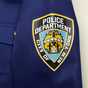 Nuevo <span class=keywords><strong>Disfraz</strong></span> de Sheriff de Anime para Niños, Uniforme Azul Realista para Niños, Trajes para el Día de las Profesiones - Product Image 4