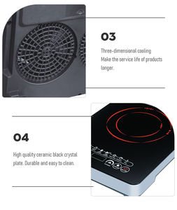 New Arrival Induction <strong>Hob</strong> Magnetic Induction Single Induction with Keep Warm Function for Home Kitchen - Product Image 4