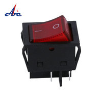 2024 KCD2-201N-2 3 voies 12v jaune lumière led interrupteur à bascule