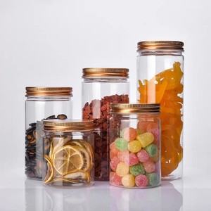 Bán Buôn Tùy Chỉnh 4Oz 8Oz 16Oz Rõ Ràng Nhựa Kín Thực Phẩm Lọ Có Nắp Đậy 50G 150Ml 250Ml Kích Thước Cho Đường Đồ Ăn Nhẹ Kẹo Cho Cookie - Product Image 6