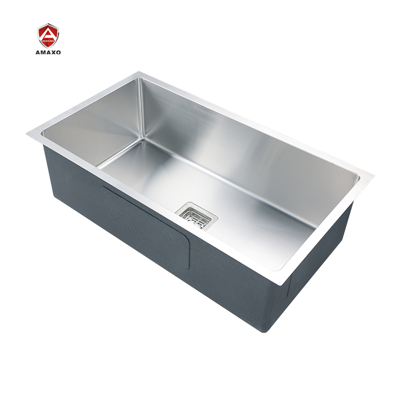 Handmade Fashionable Stainless Steel Single Bowl