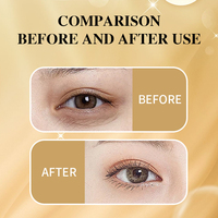 Masque pour les yeux en hydrogel personnalisé OEM avec logo privé, raffermissant, éclaircissant, patch en gel pour les cernes sous les yeux