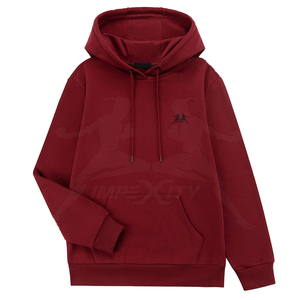 Sweat à capuche léger pour homme, coupe athlétique, manches longues, en molleton 100% coton respirant et coupe-vent, personnalisable avec logo OEM - Product Image 1