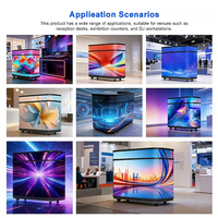 P2.5 GOB Écran d'affichage vidéo LED portable sans soudure pour table de DJ, stand, façade, podium, cabine de DJ