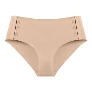 Calzoncillos de una pieza con botones laterales en 5 colores desnudos, fáciles de poner y quitar, ropa interior sencilla para niña, calzoncillos de cintura media sin costuras para mujer, calzoncillos para el XS-XL - Product Image 6