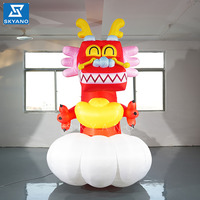 Mascotte de dragon gonflable personnalisé Ballon publicitaire gonflable pour mascotte