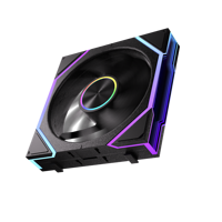 Kipas Pendingin Gaming ESGAMING 120mm Building Block Fan ARGB Aura Sync 12V DC Pelat Aluminium Kipas Tunggal untuk Casing Komputer