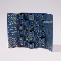 Bestseller Ramadan Hochzeitssaison Fettbeständiger Luxus 30-Tage-Countdown Maßgefertigter Adventskalender mit Kleinen Schubladen