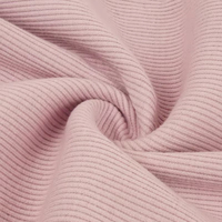 Tejido de punto acanalado elástico 3x2 de microdiamante, poliéster, spandex y rayón, de color liso, para ropa y alfombras de bebé