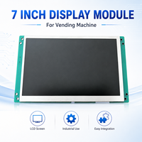 Pantalla LCD de 7 Pulgadas para Máquina Expendedora |   Pantalla Táctil de Control Industrial con Placa Controladora