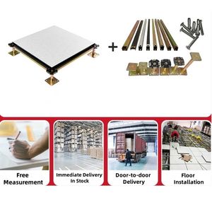Suelo Técnico Elevado Antiestático de Diseño <span class=keywords><strong>Industrial</strong></span> Moderno con Núcleo de Madera y Revestimiento HPL para Centros de Datos - Product Image 2