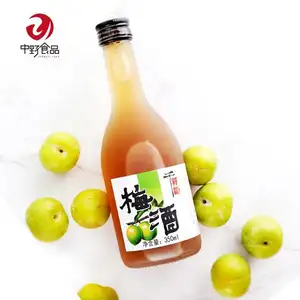 Sweet And Sour Taste 350Ml Low Alcohol China Plum Wine