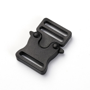 Side Release Buckle Plastic 20mm Black Durable For Bags <b>Backpack</b> <b>Strap</b> Adjustment - Product Image 3