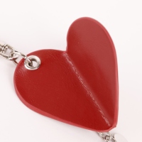 Porte-clés Cœur 3D Tendance, Pendentif Papillon en Cristal, Accessoire de Mode Romantique pour Sac à Main, Pochette, Sac à Dos, Breloque de Sac pour Présentoir