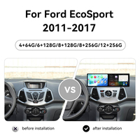 ZWNAV Doble Pantalla de 9.1 Pulgadas para Ford ECOSPORT 2011-2017, Actualización de Estéreo para Auto con Android 15, Carplay, Android Auto, GPS, Wifi, Hifi, FM, RDS