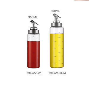 Botella de Aceite de Vidrio de Borosilicato Hecha a Mano Easylife de 500 ml, Dispensador de Aceite de Oliva y Vinagre para Cocina y Fiestas, Apto para Alimentos, Fácil de Limpiar - Product Image 4