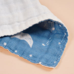 Bebek 100% saf pamuk çevre dostu taşınabilir büyük kare havlu rahat cilt silin uyarımsız sevimli moda 0-12 ay - Product Image 3