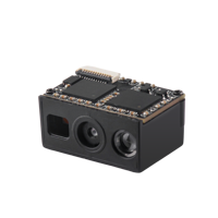 DE2166 Mini lector de código QR de montaje fijo USB TTL RS232 motor de escaneo con cable Módulo de escáner de código de barras integrado en Stock