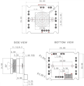 Gc0308 mã qr quét USB 2.0 <span class=keywords><strong>CMOS</strong></span> cảm biến máy ảnh mô-đun không có trình điều khiển thứ cấp phát triển 0.3MP 1 năm bảo hành - Product Image 6