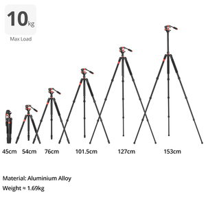 Chân máy ảnh điện thoại di động chuyên nghiệp ngoài trời bằng hợp kim nhôm AMBITFUL GM01KIT GM02KIT kèm túi đựng - Product Image 2