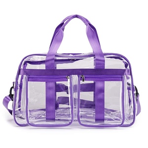 Sac de sport transparent imperméable avec fermeture éclair, unisexe, sangle réglable, pour la salle de sport, 36-55L - Product Image 2