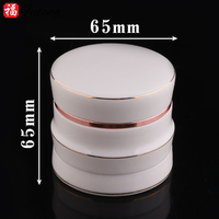 Broyeur en céramique 4 couches, accessoires pour fumeur, CNC, vente en gros, logo personnalisé, 4 pièces, moulin à herbes de tabac, nouveau design
