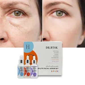 Dr. Rashel 3-In-1 Vitamine C Gezichtssenset Vervaagt Vlekken Hydrateert Hydrateert Hydrateert Met Collageen Retinol Aha Voor Gezichtscacne