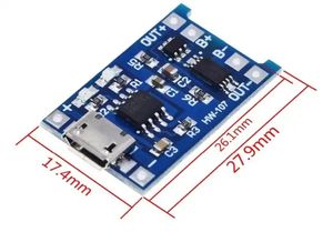 TP4056 1A 리튬 배터리 충전 보드 18650 충전 모듈 충전 보호 기능 포함 - Product Image 6