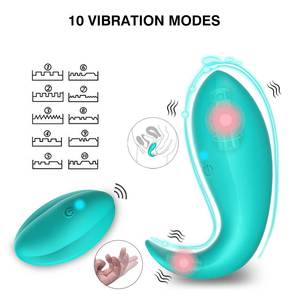 Giocattoli del sesso vibranti senza fili indossabili per adulti stimolatore del <span class=keywords><strong>clitoride</strong></span> Vibradores Femeninos vibratore in Silicone con telecomando per le donne - Product Image 3