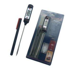 Digital Thermometer With Stainless Steel Probe -50C To 300C For Cooking Grilling Baking Water Oil Temperature Measurement - Product Image 1