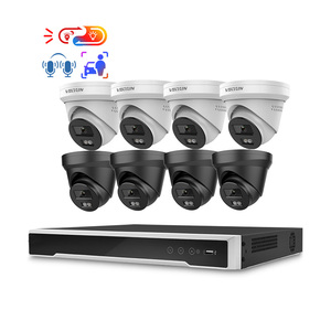 Giao hàng nhanh OEM HIK 4/8MP acusense ánh sáng kép IP Camera Kit 4CH 8CH 16CH 32CH nhận dạng khuôn mặt POE <span class=keywords><strong>NVR</strong></span> Hệ thống camera - Product Image 1