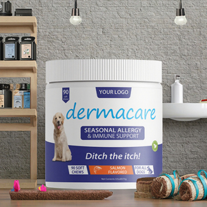 Golosinas Masticables Suaves para <span class=keywords><strong>el</strong></span> Alivio de Alergias, Golosinas con Sabor para Alergias Estacionales, Suplemento Natural de Apoyo Inmunológico para Perros y Gatos - Product Image 2