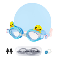 Nouveauté Lunettes de natation pour enfants de 3 à 10 ans avec sangle en silicone de haute qualité, anti-buée, protection UV, lentilles en PC