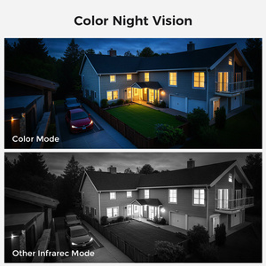 Système de caméra de sécurité IP filaire extérieur Hiseeu 6MP à double objectif 4 canaux avec suivi humain PTZ, vision nocturne et carte de données PK-4YH - Product Image 4