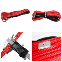 Câble de treuil synthétique OEM UHMWPE 12 mm x 28 m (1/2 po x 92 pi) 10,5T avec gaine pour VTT, UTV, tout-terrain 4x4