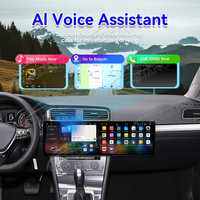 Radio Multimedia para Auto Baoshang con Pantalla Táctil Dual de 10.1'' y Android 15 para Volkswagen Golf 2013-2020, con DVD, GPS, Navegación y Carplay
