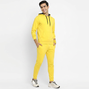 Conjunto Deportivo Exclusivo para Hombre, Sudadera con Capucha y Pantalones Jogger de Algodón, 2 en 1, Ropa Deportiva Urbana, Color Personalizado OEM ODM, Venta al Por Mayor, Bajo MOQ - Product Image 1