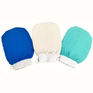 Best&Wecan korean morocco moroccan Scrub Silk Body Skin Shower Wash Bath Mitts Exfoliating glove