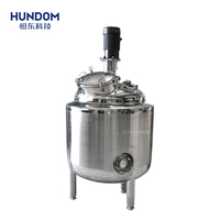 Mélangeur industriel de shampooing de 500 L, machine à fabriquer du savon liquide pour le lavage des mains, machine à homogénéiser les liquides chimiques, réservoir de mélange