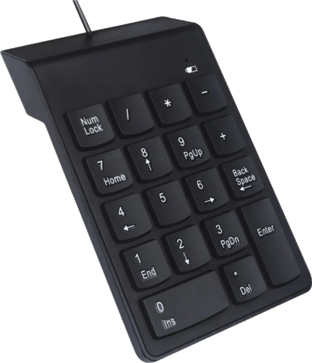 أشبع-مريح لوحة المفاتيح البسيطة لوحة المفاتيح الرقمية 18 مفتاح USB اللاسلكية المحاسبة للقرص PC الهاتف المحمول AK-184