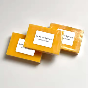 <span class=keywords><strong>Savon</strong></span> <span class=keywords><strong>Solide</strong></span> Acide Kojique et Curcuma pour Peau Grasse, Nettoyant Visage Éclaircissant, Exfoliant, Anti-Acné et Réducteur de Cicatrices pour le Visage et les Zones Intimes - Product Image 1