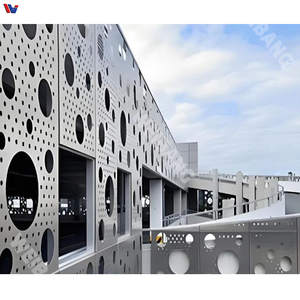 Panneau mural en alliage d'aluminium moderne, revêtement fluorocarboné, bardage extérieur ignifuge et imperméable pour centre commercial, gymnase, bâtiment - Product Image 5