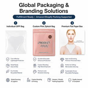 DOYOYA Patchs en <span class=keywords><strong>silicone</strong></span> réutilisables de qualité médicale hypoallergéniques pour le soin des <span class=keywords><strong>rides</strong></span> du visage, de la poitrine et du décolleté – Garantie du <span class=keywords><strong>meilleur</strong></span> prix - Product Image 4