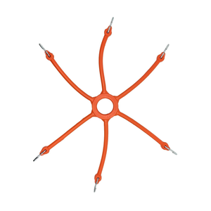 Tendeur de chaînes à ressorts en caoutchouc robuste à 6 bras pour pneus de semi-remorque, compatible avec les jantes de <span class=keywords><strong>18</strong></span> à 24,5 <span class=keywords><strong>pouces</strong></span>, lot de 2 - Product Image 1